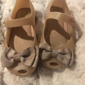 Mini Melissa pink flats Toddler 10